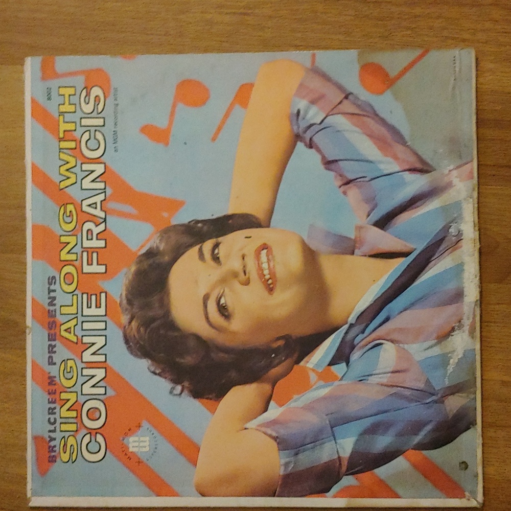 Connie Francis Vinyl album Brylcreem  presents sing along with Connie Francis